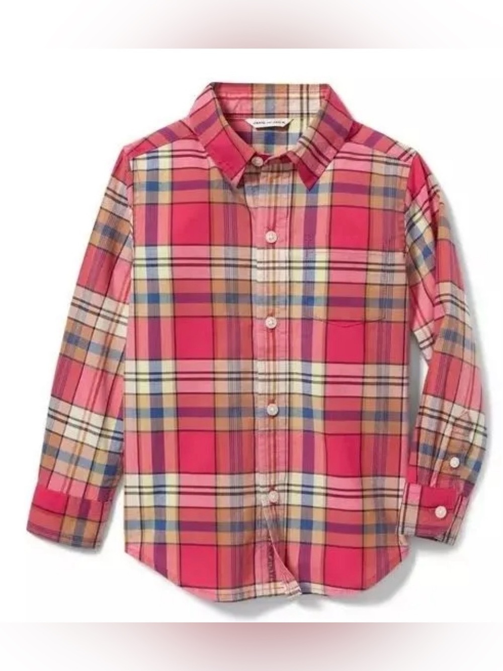 NWT Janie & Jack Azalea Plaid Shirt
